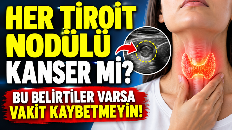 Tiroit nodülleri çoğu zaman belirti vermeden gelişirken, bazı durumlarda boyunda