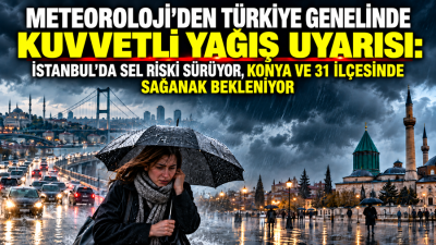 Meteoroloji Genel Müdürlüğü, 16 Ekim 2026 Cuma günü Türkiye'nin büyük