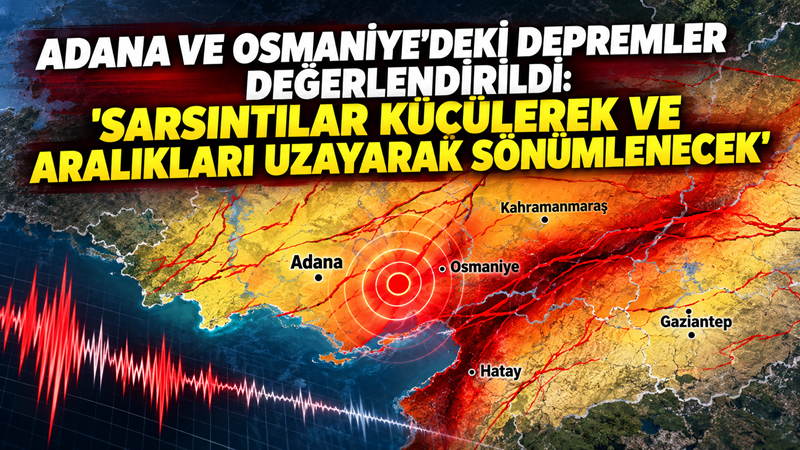 Adana’nın Saimbeyli ilçesinde art arda meydana gelen 4,8, 4,9 ve