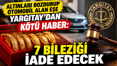 Yargıtay 2. Hukuk Dairesi, düğünde takılan altınların otomobil almak için