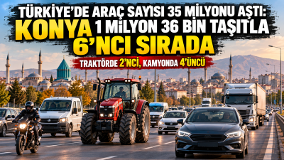 Türkiye’de trafiğe kayıtlı motorlu kara taşıtı sayısı Eylül 2026 sonu