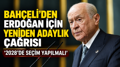 MHP Genel Başkanı Devlet Bahçeli, Cumhurbaşkanı Recep Tayyip Erdoğan’ın bir