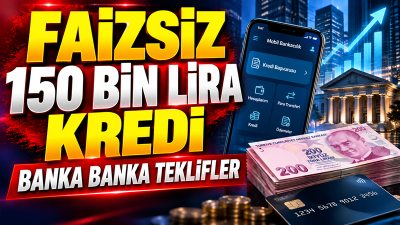 Bankalar, nakit ihtiyacını karşılamak isteyen yeni müşterilere yönelik faizsiz kredi