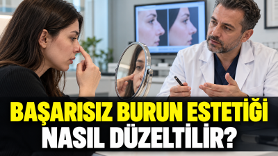 Burun estetiği sonrasında ortaya çıkan şekil bozuklukları, asimetri, burun ucunda