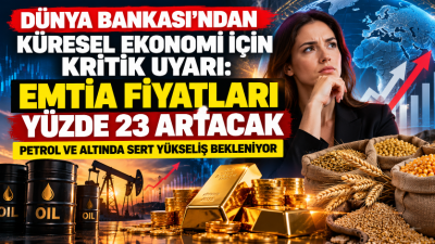 Dünya Bankası, küresel emtia piyasalarına ilişkin 2026 yılı tahminlerini açıkladı.