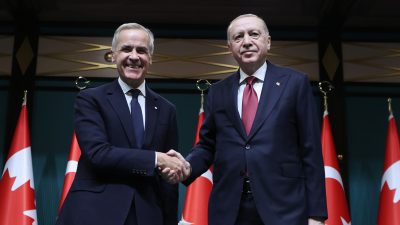 Cumhurbaşkanı Recep Tayyip Erdoğan, resmî ziyaret kapsamında Ankara'ya gelen Kanada