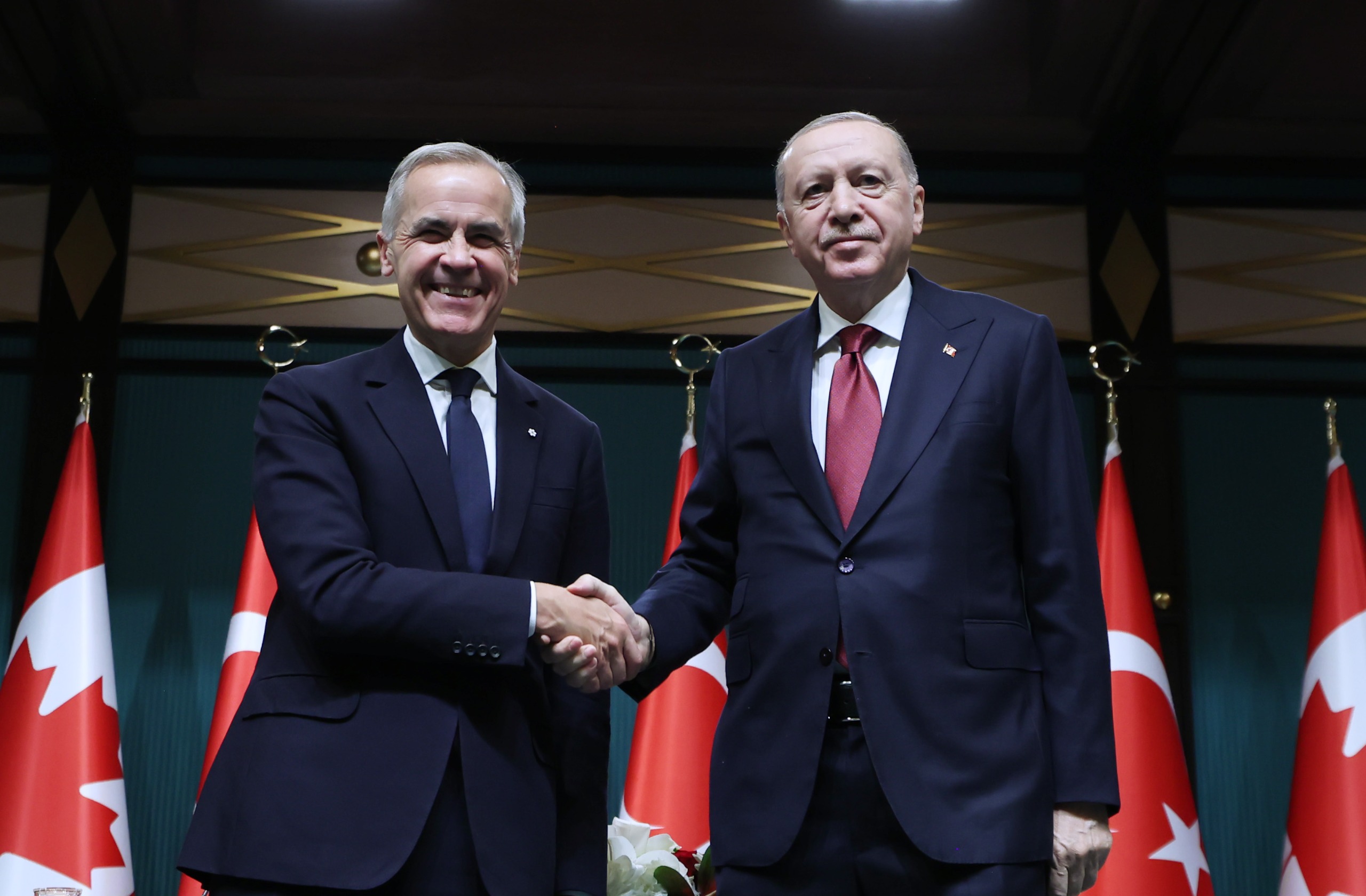 Cumhurbaşkanı Recep Tayyip Erdoğan, resmî ziyaret kapsamında Ankara'ya gelen Kanada