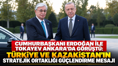 Cumhurbaşkanı Recep Tayyip Erdoğan, resmi ziyaret için Türkiye'ye gelen Kazakistan