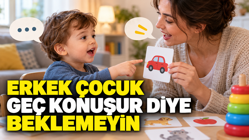 Çocuklarda konuşma gecikmesini cinsiyete, aile öyküsüne ya da iki dilliliğe
