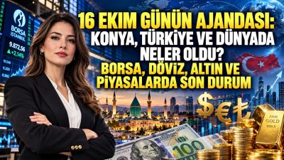 16 Ekim 2026 Cuma günü Konya, Türkiye ve dünya gündeminde