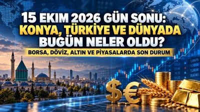 15 Ekim 2026 Perşembe günü Konya’da tarım, ulaşım ve kültür