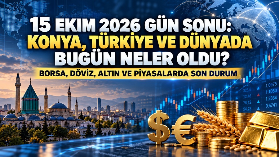 15 Ekim 2026 Perşembe günü Konya’da tarım, ulaşım ve kültür