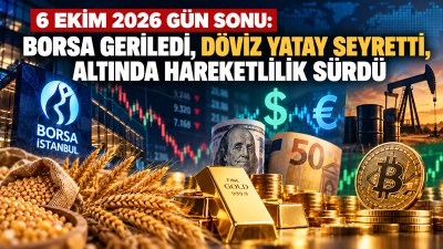 6 Ekim Salı günü Borsa İstanbul satıcılı bir görünümle kapanırken