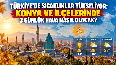 Meteoroloji Genel Müdürlüğünün 8-10 Ekim 2026 tahminlerine göre hava sıcaklıkları