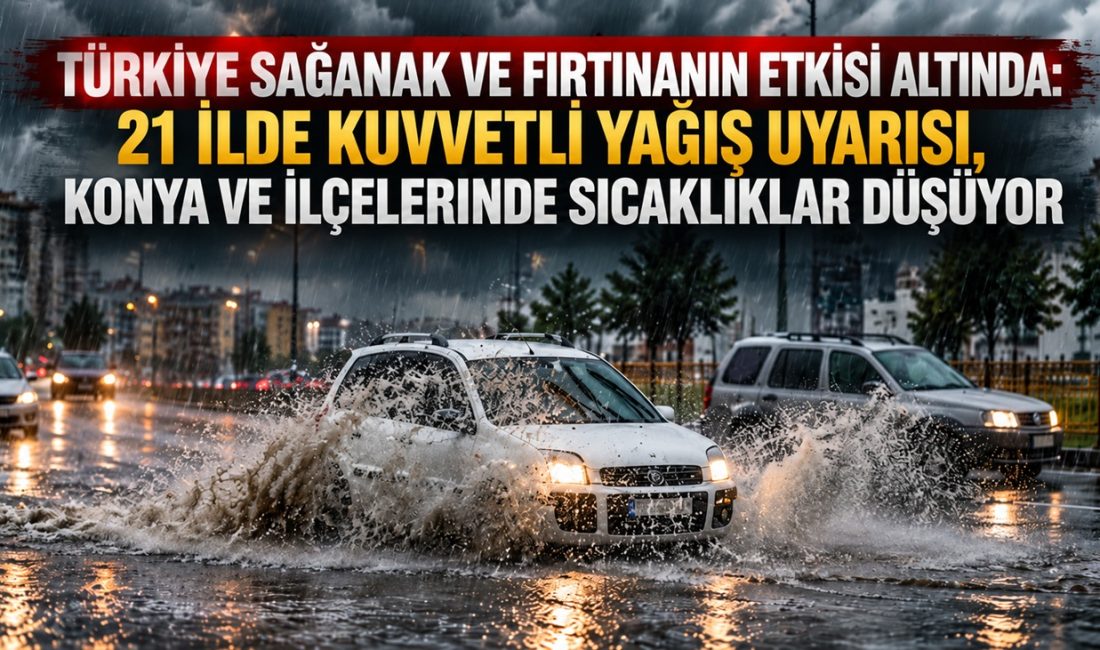 Türkiye genelinde 15 Ekim 2026 Perşembe günü sağanak ve gök