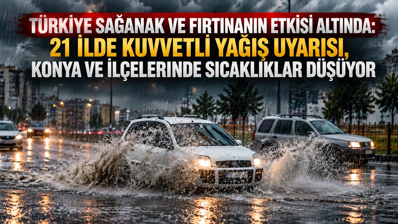 Türkiye genelinde 15 Ekim 2026 Perşembe günü sağanak ve gök