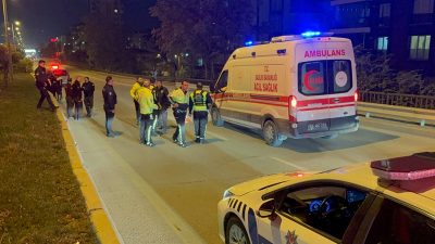Kırıkkale’de yolun karşısına geçmeye çalışan H.K.’ye hafif ticari araç çarptı.
