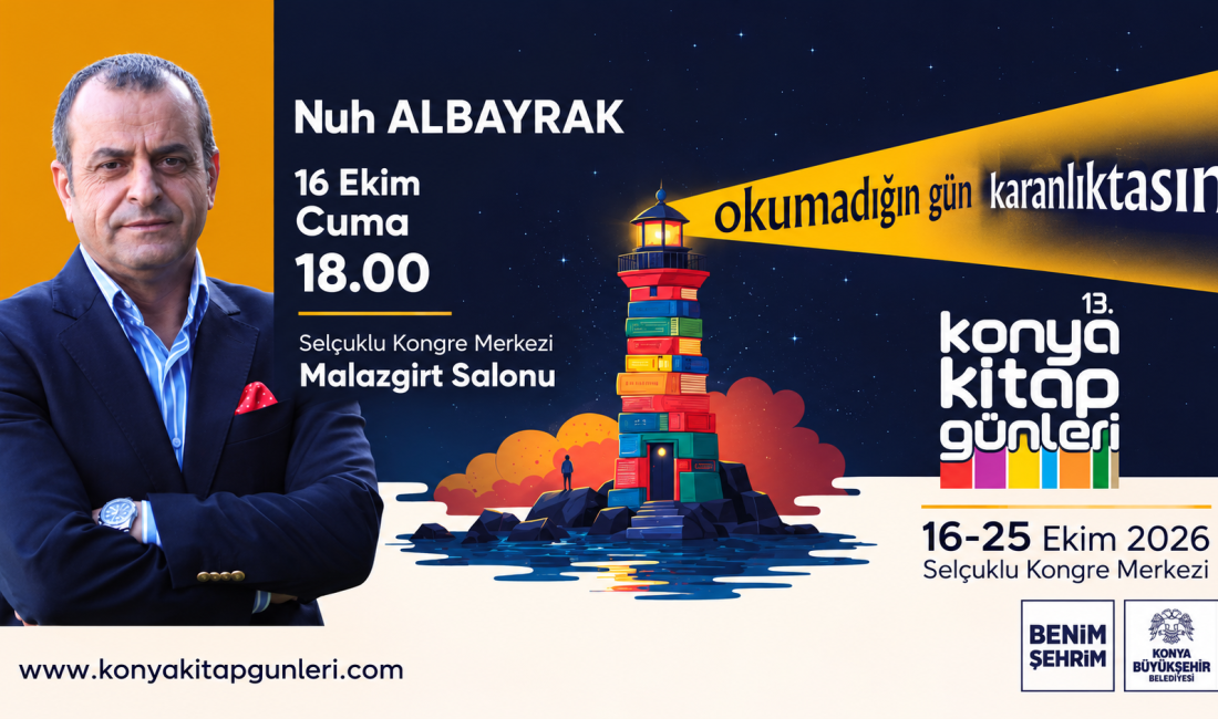 Konya Büyükşehir Belediyesi tarafından düzenlenen 13. Konya Kitap Günleri, edebiyat