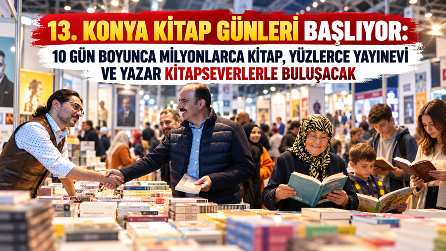 Konya Büyükşehir Belediyesi tarafından düzenlenen 13. Konya Kitap Günleri, 16