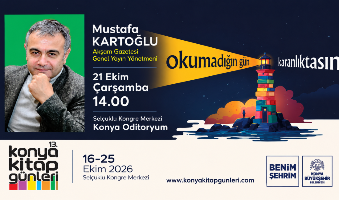 Konya Büyükşehir Belediyesi tarafından düzenlenen 13. Konya Kitap Günleri, gazeteci