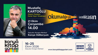 Konya Büyükşehir Belediyesi tarafından düzenlenen 13. Konya Kitap Günleri, gazeteci
