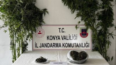 Konya İl Jandarma Komutanlığı ekiplerinin eylül ayında düzenlediği uyuşturucu operasyonlarında