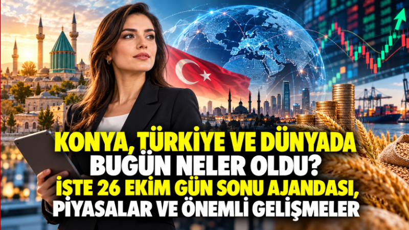 Konya’da kültür, sağlık ve spor alanındaki gelişmeler öne çıkarken Türkiye’de