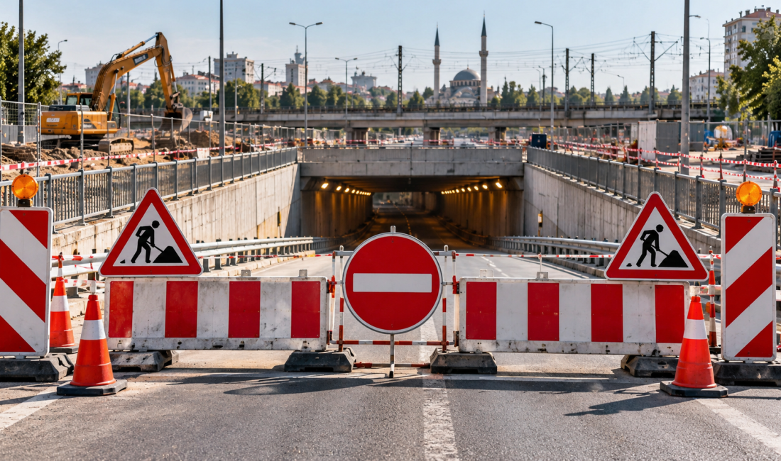 Konya’da KONYARAY Banliyö Hattı yapım çalışmaları kapsamında Lamcı Araç Alt