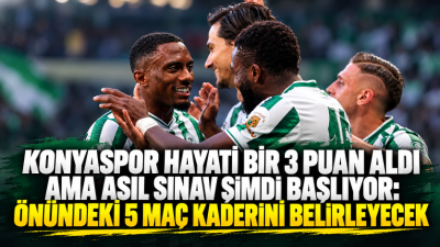 Trendyol Süper Lig'in 9. haftasında TÜMOSAN Konyaspor, sahasında Gençlerbirliği'ni Chidozie