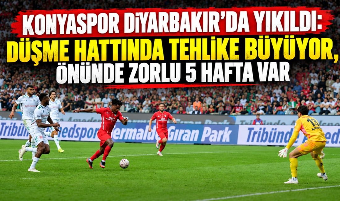 Trendyol Süper Lig'in 8. haftasında TÜMOSAN Konyaspor, deplasmanda karşılaştığı Amed