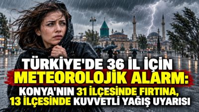 Türkiye genelinde etkili olan kuvvetli sağanak ve fırtına nedeniyle peş