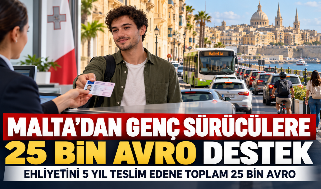 Avrupa ülkesi Malta, trafik yoğunluğunu azaltmak ve gençleri alternatif ulaşım