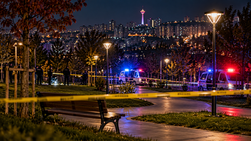 Ankara'nın Mamak ilçesinde bir parkta meydana gelen silahlı saldırıda 18