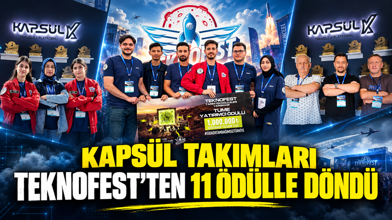 Konya Büyükşehir Belediyesi Kapsül Teknoloji Platformu’nun desteklediği takımlar, 2026 TEKNOFEST