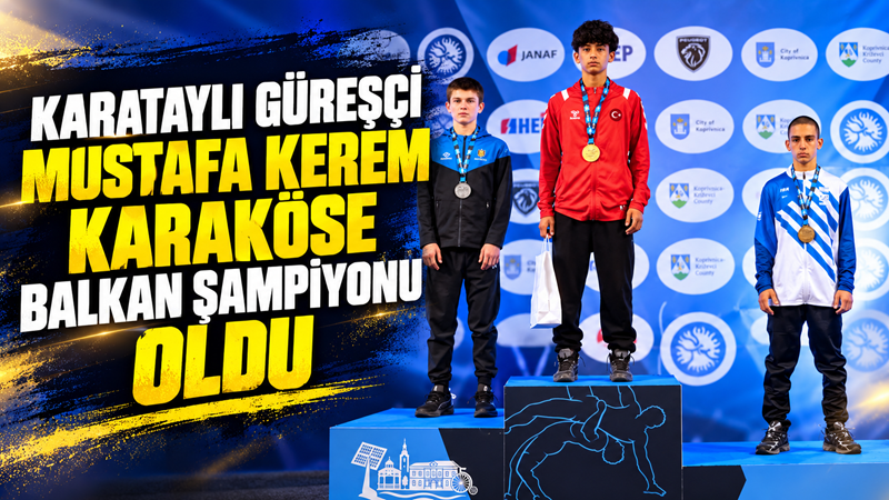 Karatay Belediyespor Kulübü sporcusu Mustafa Kerem Karaköse, Hırvatistan’da düzenlenen U17