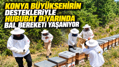 Konya’da arıcılığa yönelik ekipman, eğitim ve altyapı desteklerinin etkisiyle sektör
