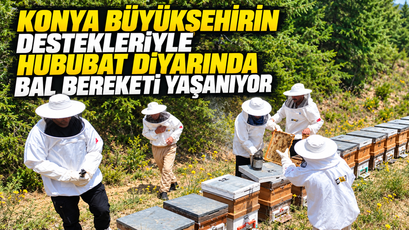 Konya’da arıcılığa yönelik ekipman, eğitim ve altyapı desteklerinin etkisiyle sektör