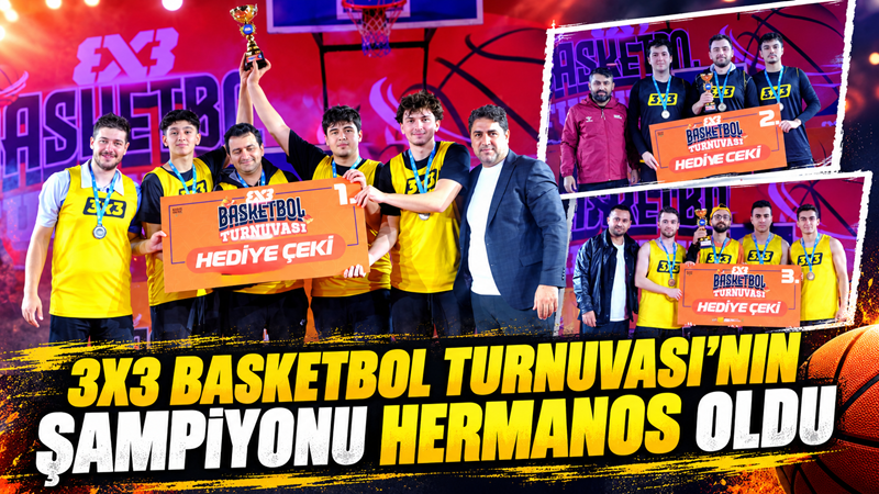 Konya Büyükşehir Belediyesi tarafından düzenlenen 3x3 Basketbol Turnuvası, üç gün