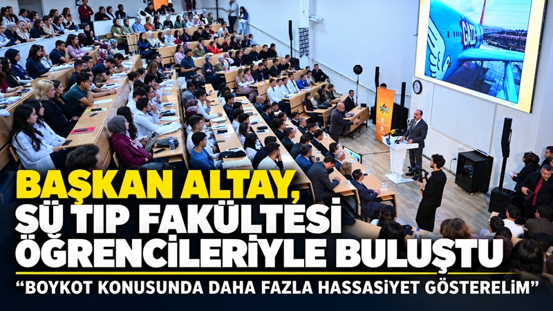 Konya Büyükşehir Belediye Başkanı Uğur İbrahim Altay, “Üniversite Buluşmaları” kapsamında