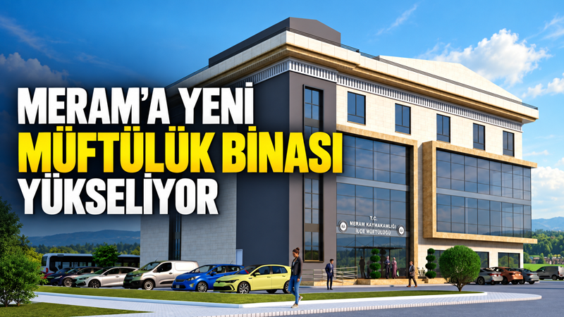 Meram’da kamu yatırımlarına bir yenisi daha ekleniyor. Hadimi Mahallesi Alparslan