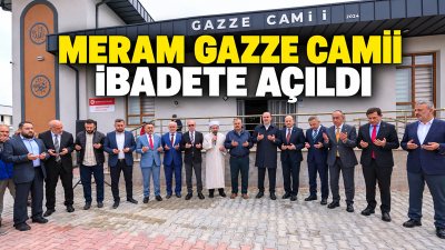 Meram Belediyesi, hayırsever Seyit Ali Duygu ve sanayi esnafının iş