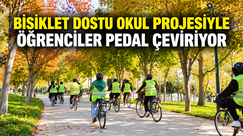 Konya Büyükşehir Belediyesi, “Bisiklet Dostu Okul” projesiyle öğrencileri sağlıklı yaşam