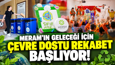 Meram Belediyesi tarafından düzenlenen “Bizim Meram Sıfır Atık Yarışması” için