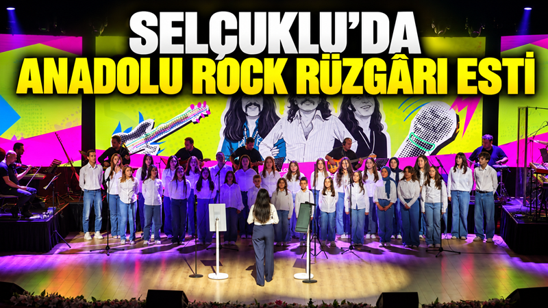 Selçuklu Sanat Akademisi Çocuk Korosu tarafından düzenlenen Anadolu Rock Konseri,