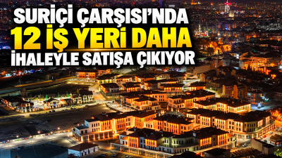 Konya'nın Meram ilçesinde Suriçi Çarşısı Kentsel Dönüşüm Projesi kapsamında tamamlanan