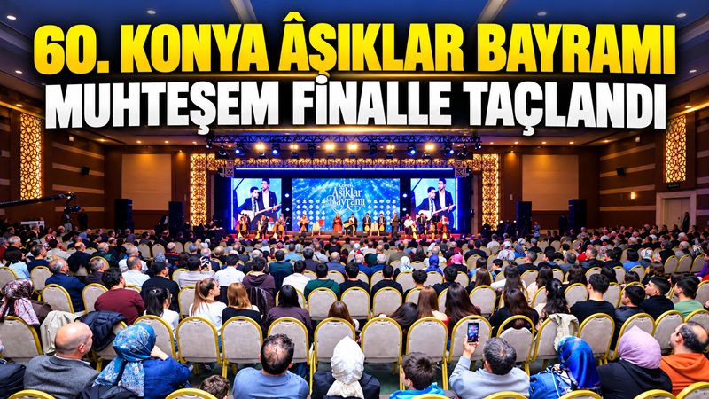 Konya’nın köklü kültür etkinliklerinden 60. Konya Âşıklar Bayramı, üç gün