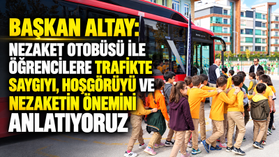 Konya’da yürütülen “Trafikte Nezaket ve Görgü Kuralları Projesi” kapsamında ilkokul