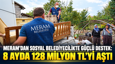 Meram Belediyesi, sosyal belediyecilik kapsamında ihtiyaç sahibi ailelerden asker ailelerine,