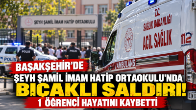 İstanbul Başakşehir’de Şeyh Şamil İmam Hatip Ortaokulu’na gelen başka bir