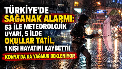 Türkiye genelinde etkili olan kuvvetli yağışlar nedeniyle İstanbul, Kocaeli, Sakarya,